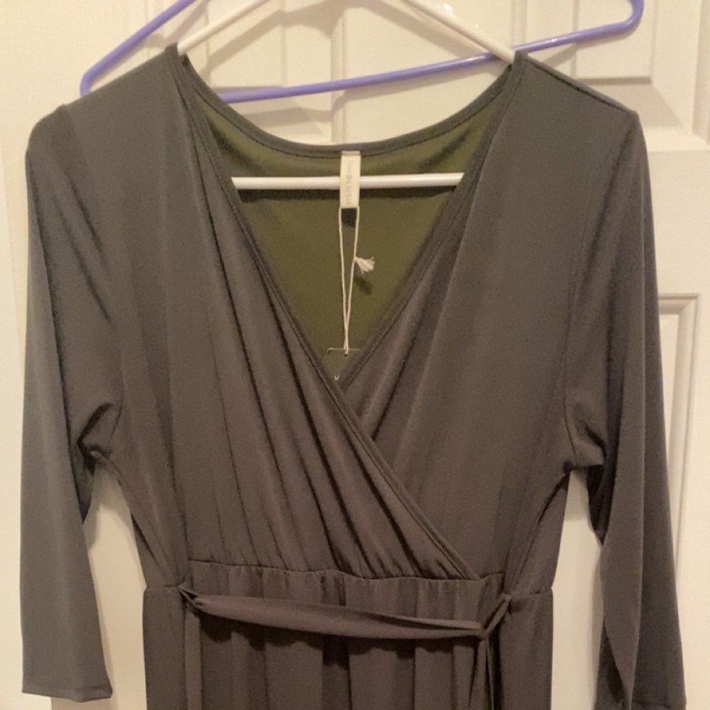 Pink blush green X-Large maternity dress